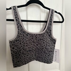 Athleta Aurora Scoop Crop Tank Small
